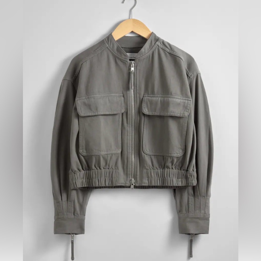 & Other Stories Charcoal Utility Jacket